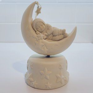 Dept. 56 Snowbabies Collection Retired Music Box "I'm So Sleepy Brahms Lullaby